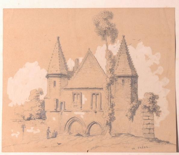 Ruines d'un château (titre factice)