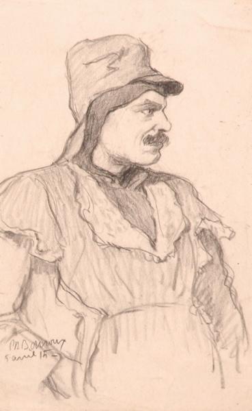 Portrait de soldat (titre factice)