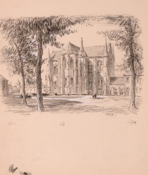 Abside de l'église Saint Léger, Soissons (titre factice)