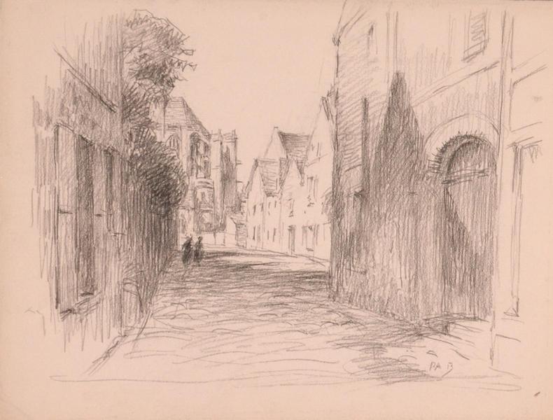 La rue Saint-Frambourg, Senlis (titre factice)