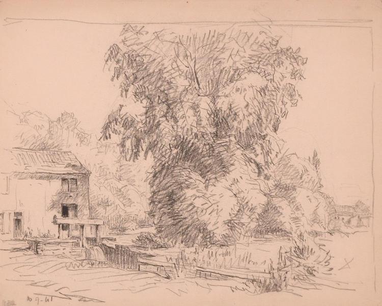 Moulin près de Courteuil (titre factice)