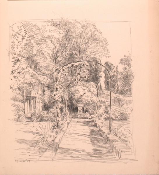 La maison vue des Arceaux, Courteuil (titre factice)