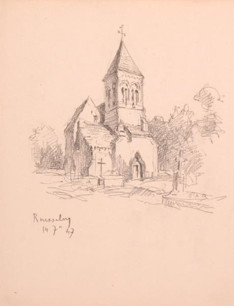 L'église de Rousseloy (titre factice)