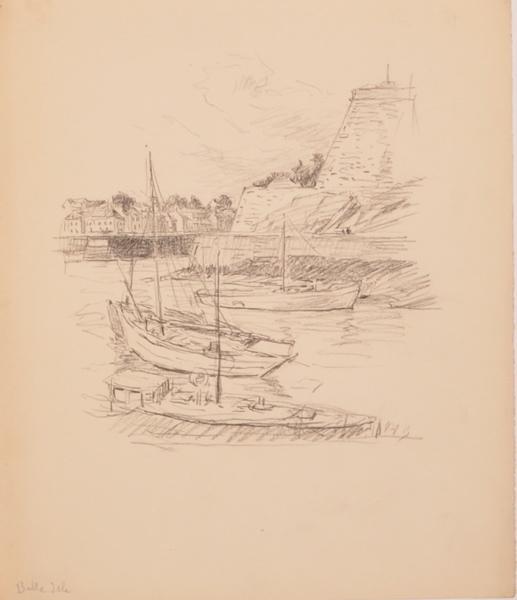 Belle-Isle, le port du Palais (titre factice)