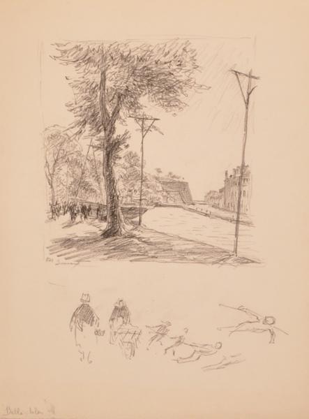 Belle-Isle, près du port (titre factice)