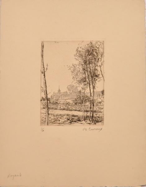 L'église de Noyaut (titre factice)