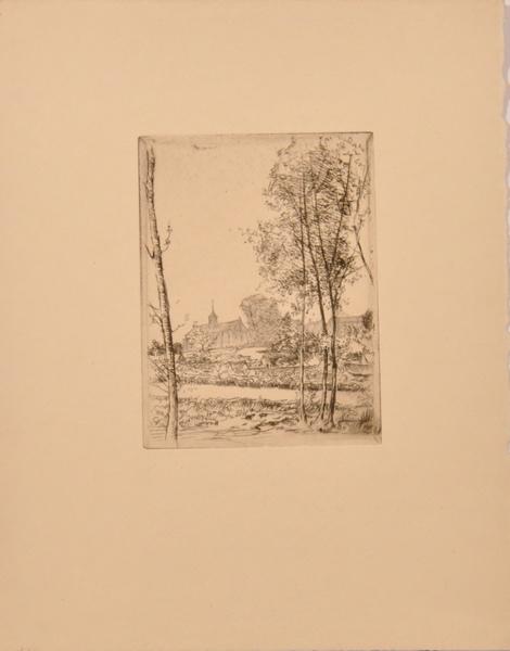 L'église de Noyaut (titre factice)