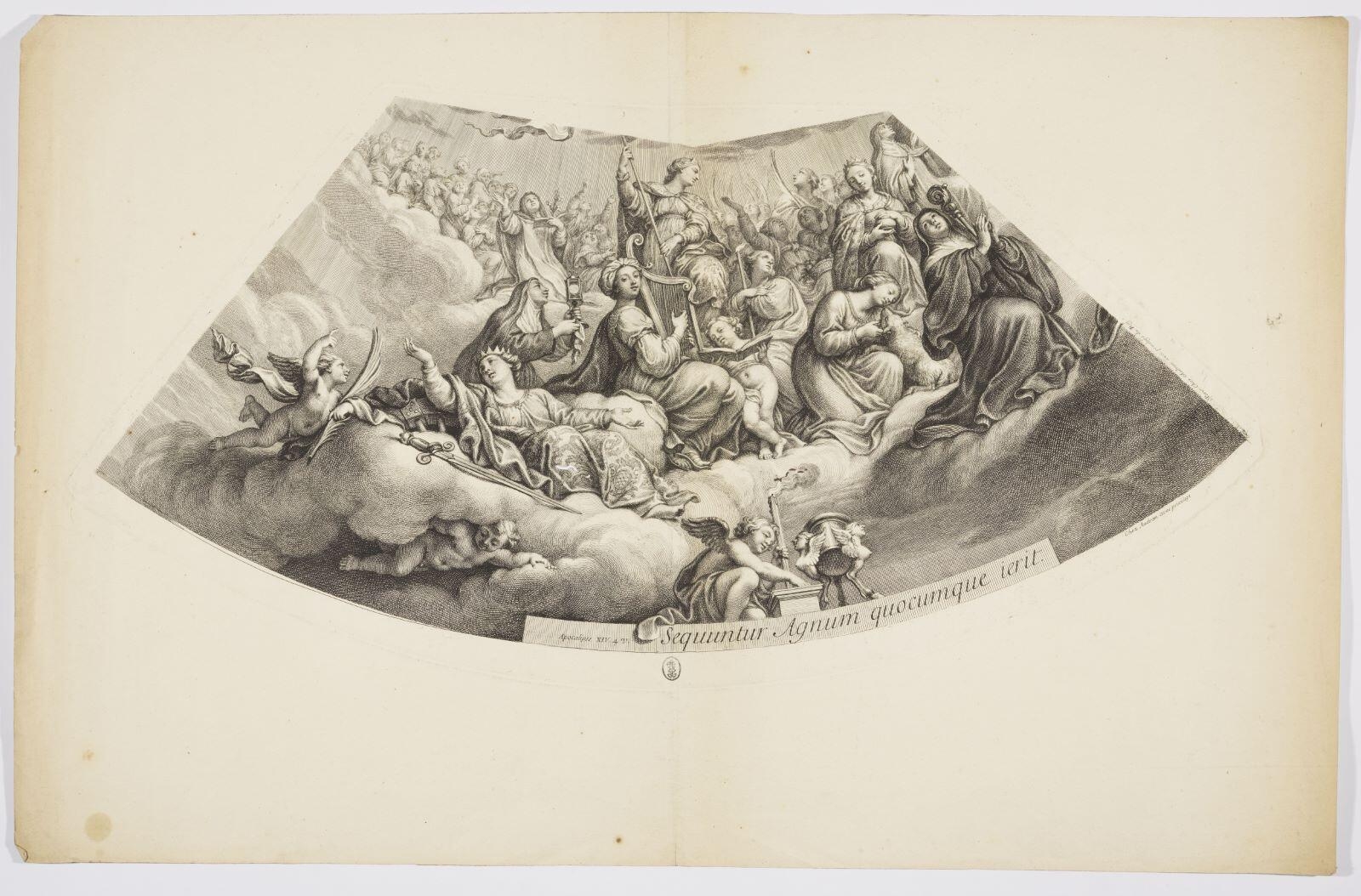 La Félicité des bienheureux - Décoration de la coupole de l'église du Val-de-Grâce (titre factice)