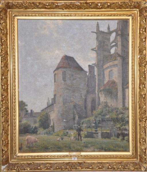 Le chevet de la cathédrale de Senlis