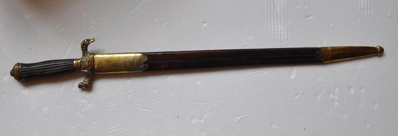 Couteau de vénerie de l'équipage du duc de Bourbon