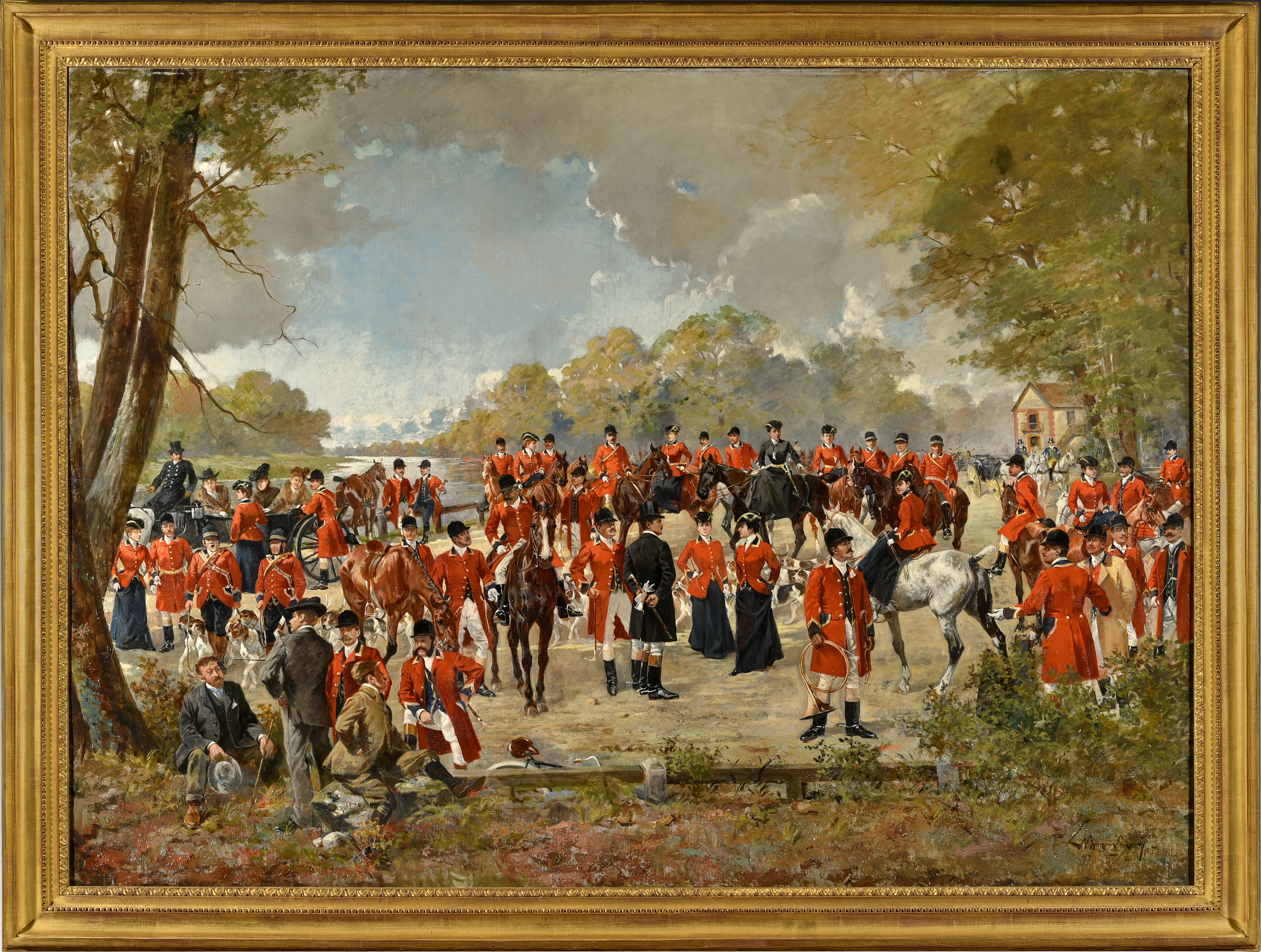 Rendez-vous de chasse du rallye Bonnelles