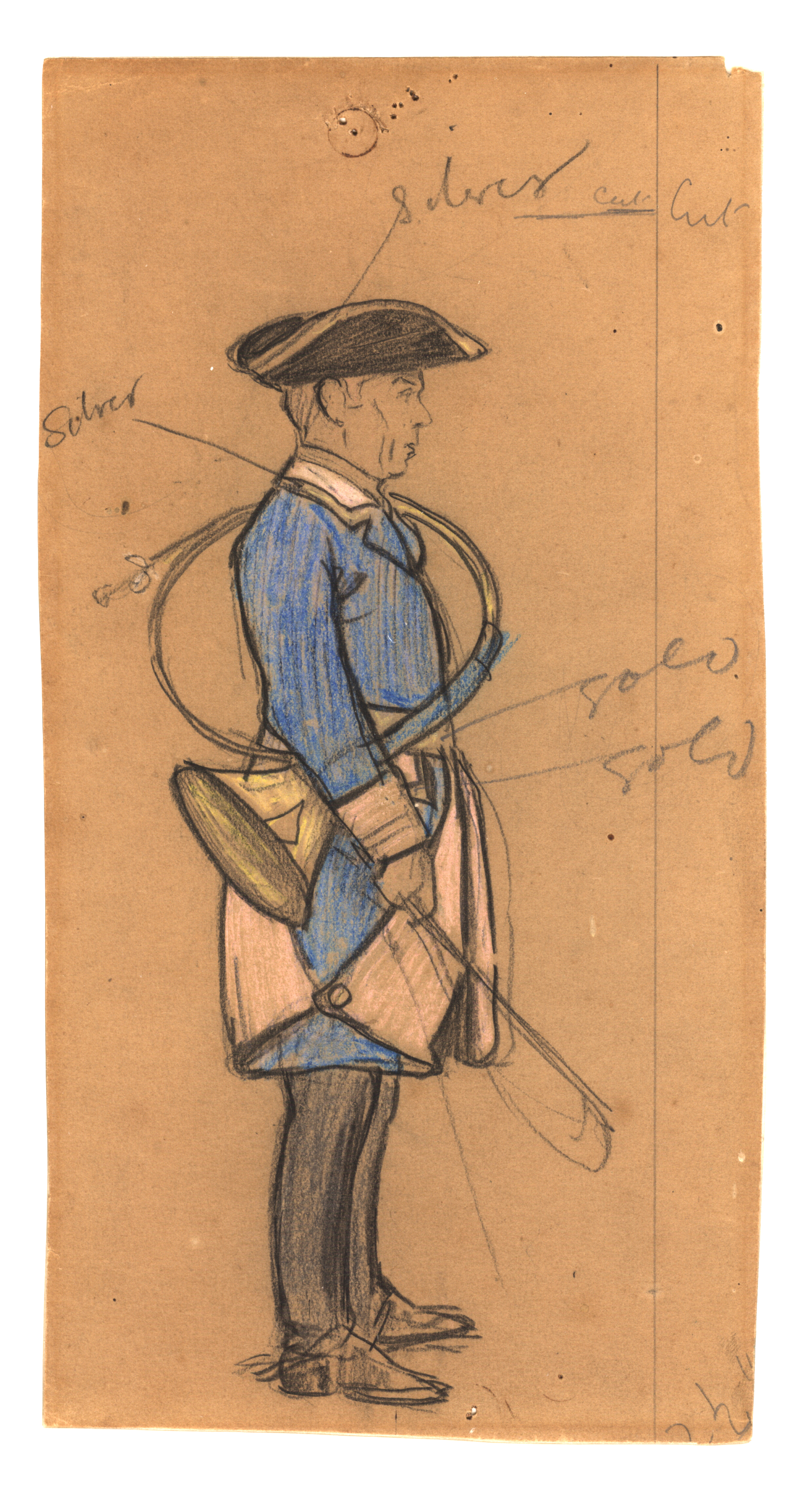 Portrait d'Alfred Loubet, piqueur de l'équipage Par Monts et Vallons