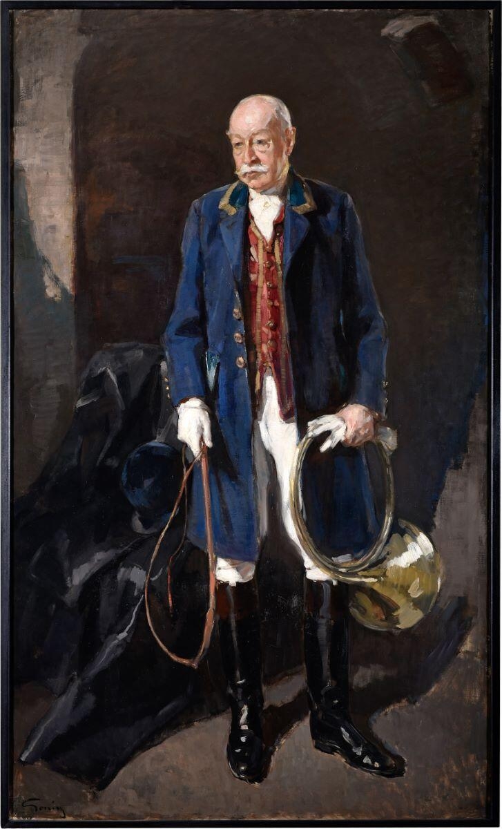 Portrait en pied du comte Bertrand de Valon