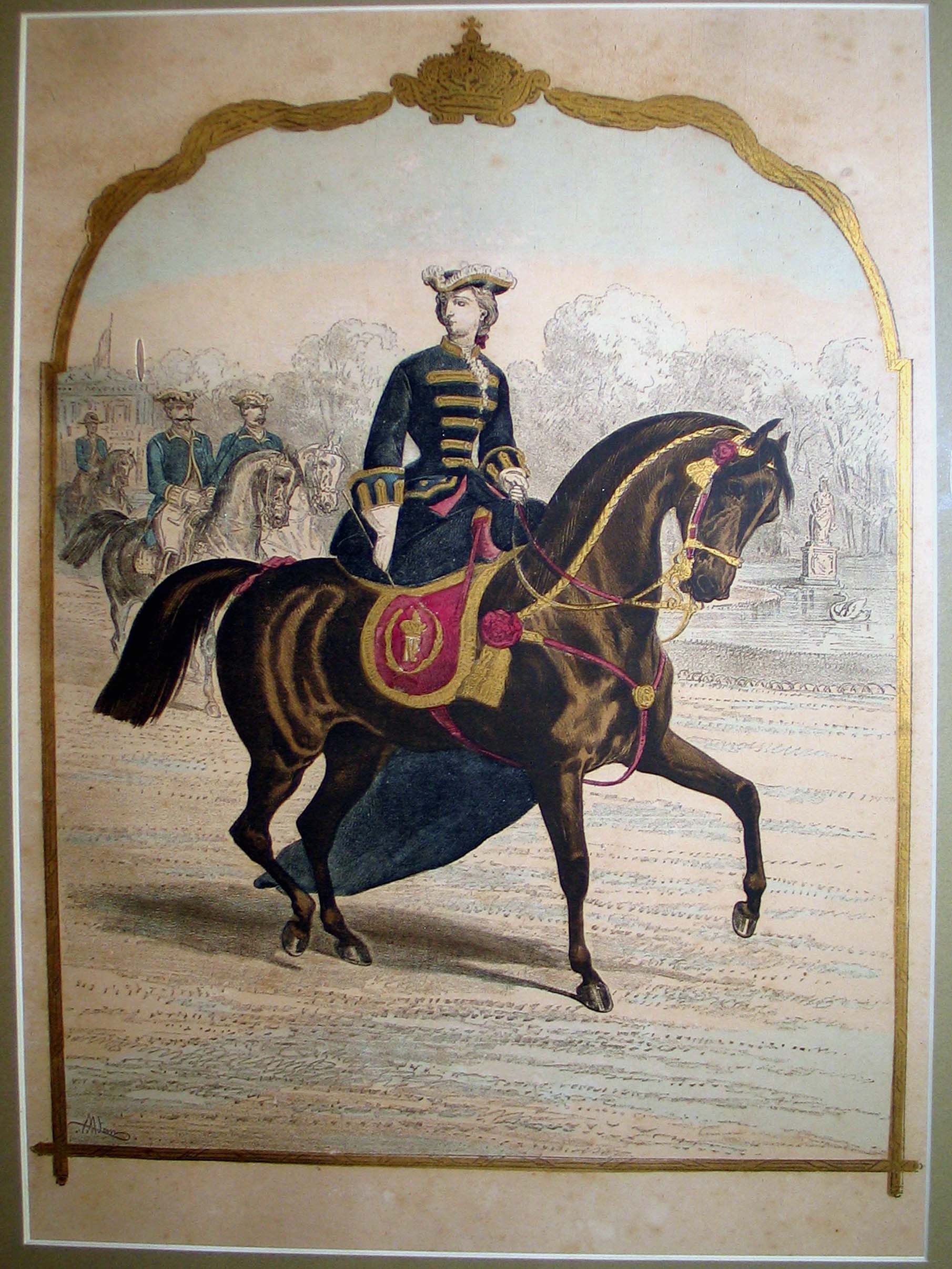 L'impératrice Eugénie en tenue de vénerie (titre factice)