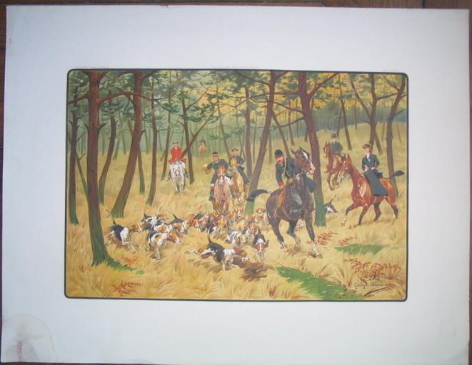 Chasse au lièvre (titre factice)