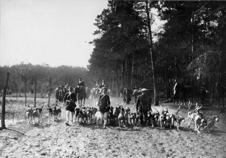 Photographie extraite d'un album de 56 photographies : équipages Chantilly et Par Monts et Vallons