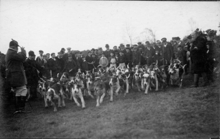 Photographie extraite d'un album de 56 photographies : équipages Chantilly et Par Monts et Vallons