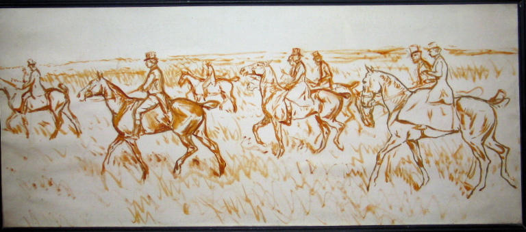 L'équipage du Pau Hunt Drags