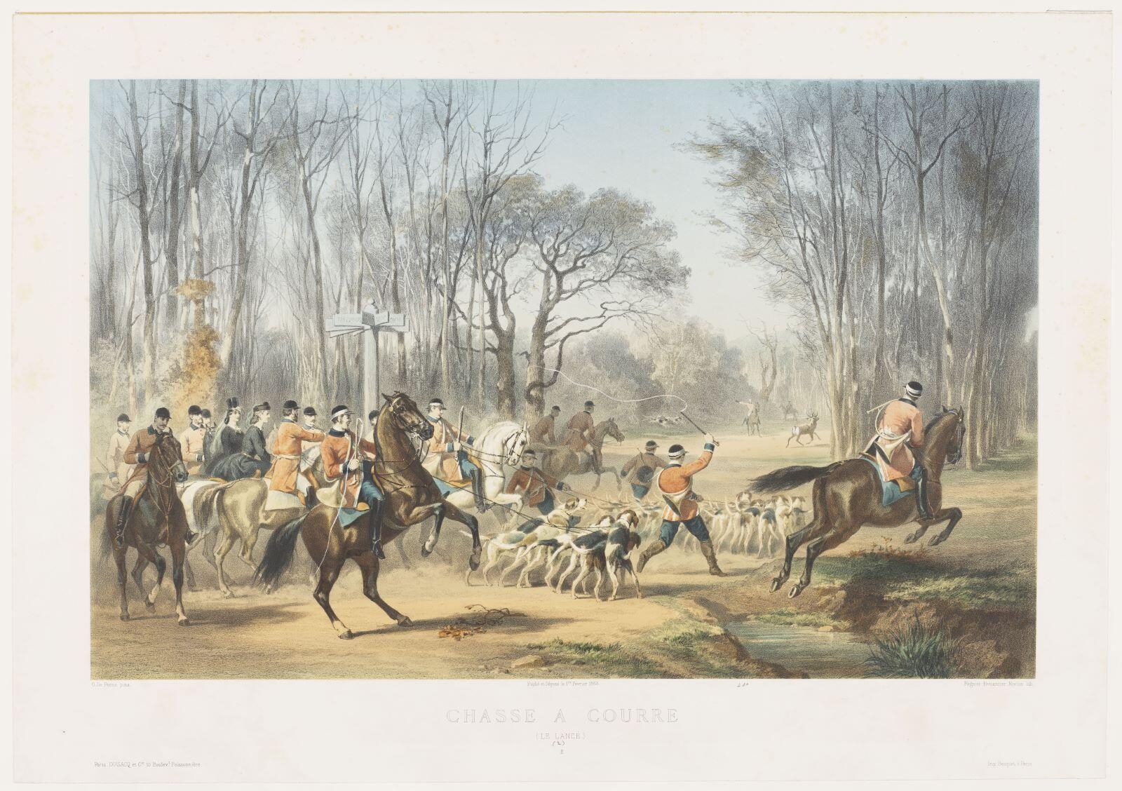 Chasse à courre : le lancé