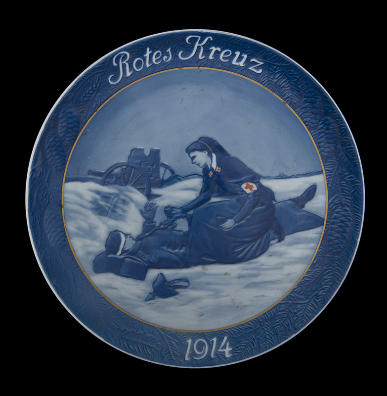 Rotes Kreuz - 1914. Rotes Kreuz auf dem schlachfelde von Hermann koch Muncher. (La Croix-Rouge sur le champ de bataille).