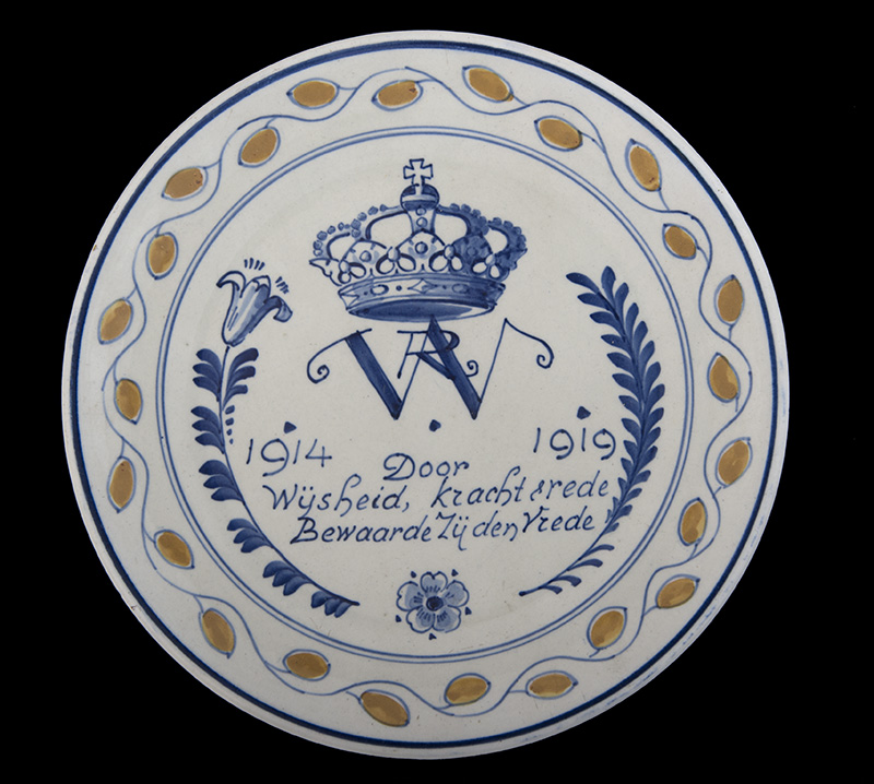 1914-1919 - door wysheid, kracht und rede bewaarde zyden vrede. (Par sagesse, force et raison gardait-elle la paix)