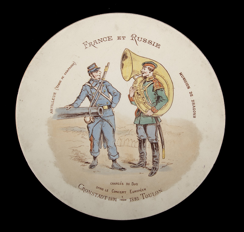 France et Russie. Artilleur (tenue de campagne). Musicien de dragons. Charges du duo dans le concert européen. Cronstadt 1891-1893 Toulon.