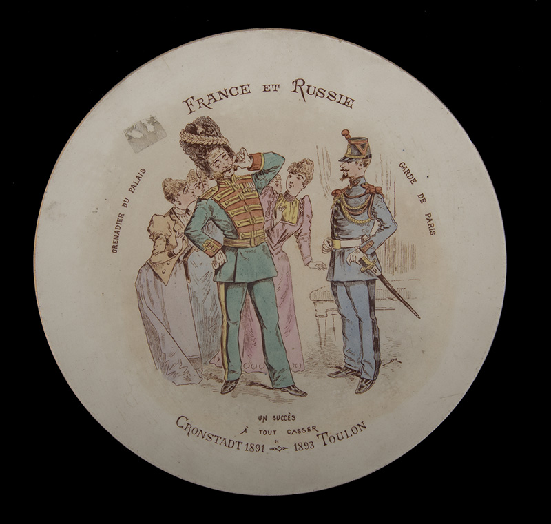 France et Russie. Grenadier du palais. Garde de Paris. Un succès à tout casser. Cronstadt 1891-1893 Toulon.