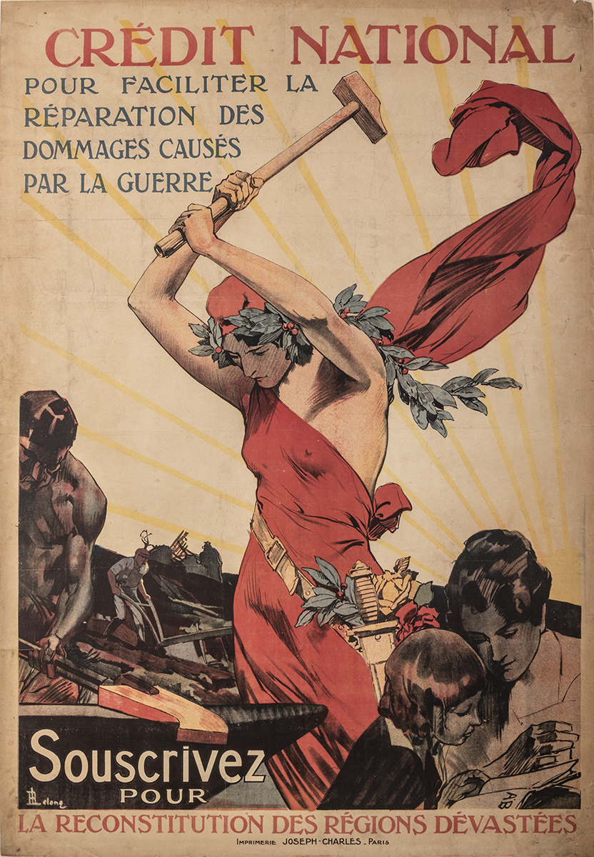 Crédit national pour faciliter la réparation des dommages causés par la guerre.