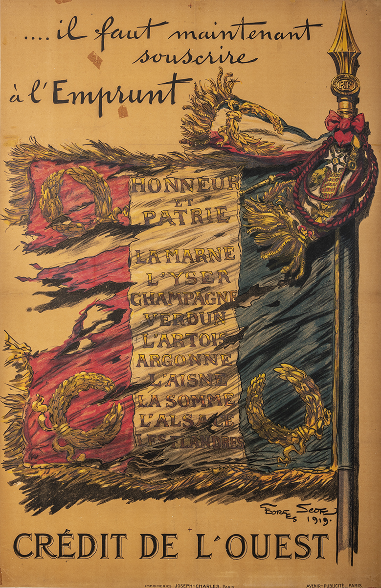 … Il faut maintenant souscrire à l'emprunt. Crédit de l'Ouest.