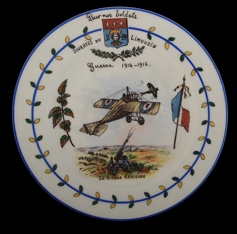 Pour nos soldats. Journées du Limousin. Guerre 1914-1916. La guerre aérienne.