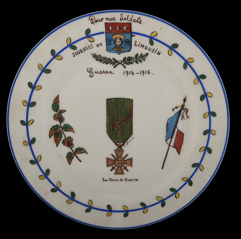 Pour nos soldats. Journées du Limousin. Guerre 1914-1916. La croix de guerre.