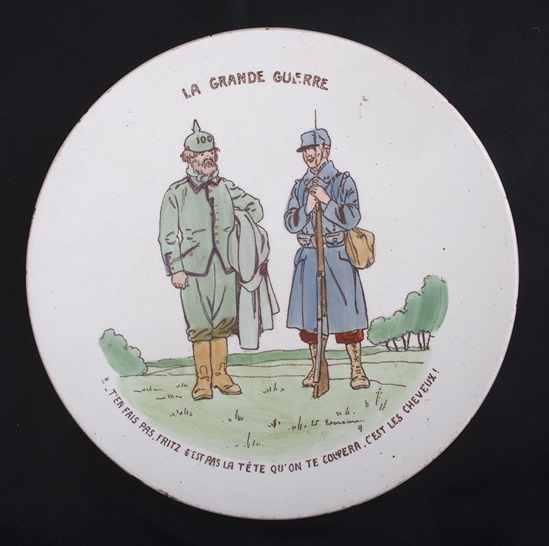 La Grande Guerre. T’en fais pas, fritz, c'est pas la tête qu'on te coupera c'est les cheveux.