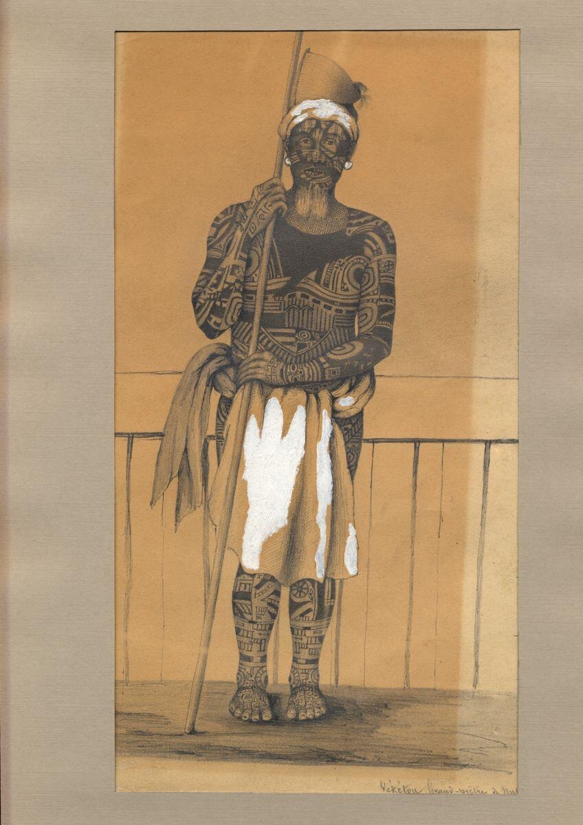 Vékétou Grand-prêtre de Nuku-hiva