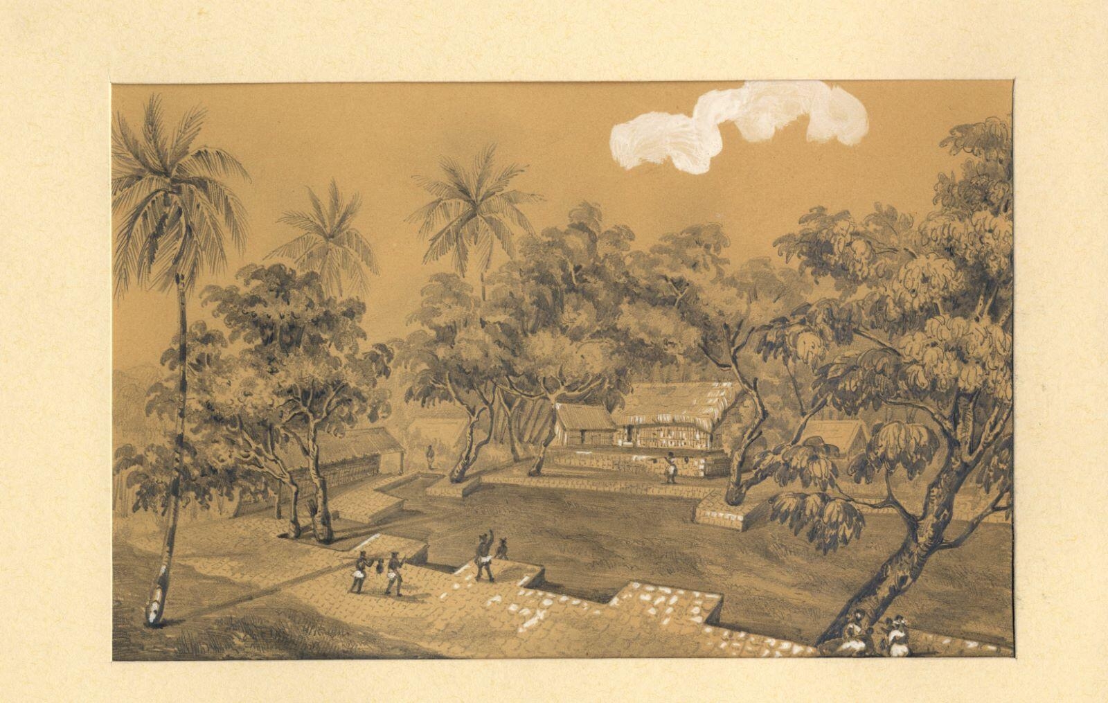 sans titre (Village marquisien)