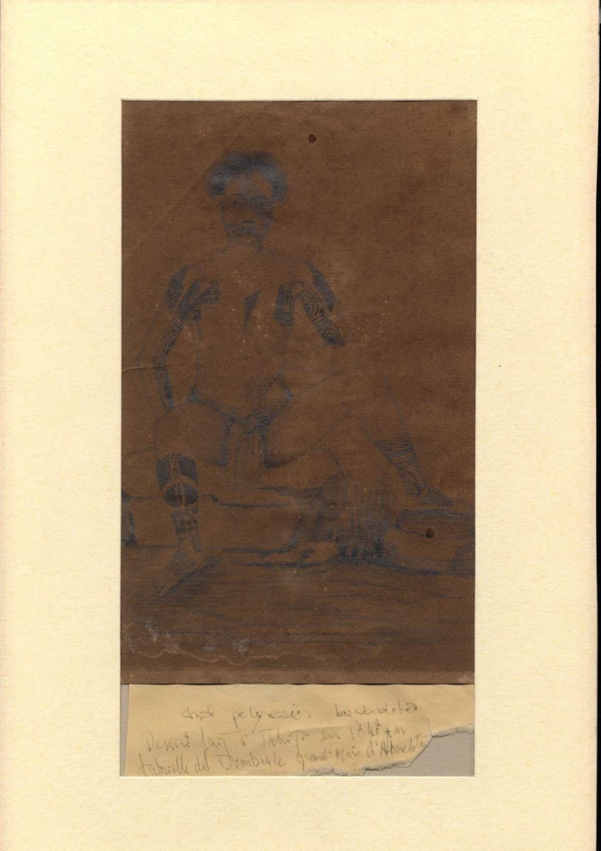 Sans titre (guerrier ou chef tatoué)