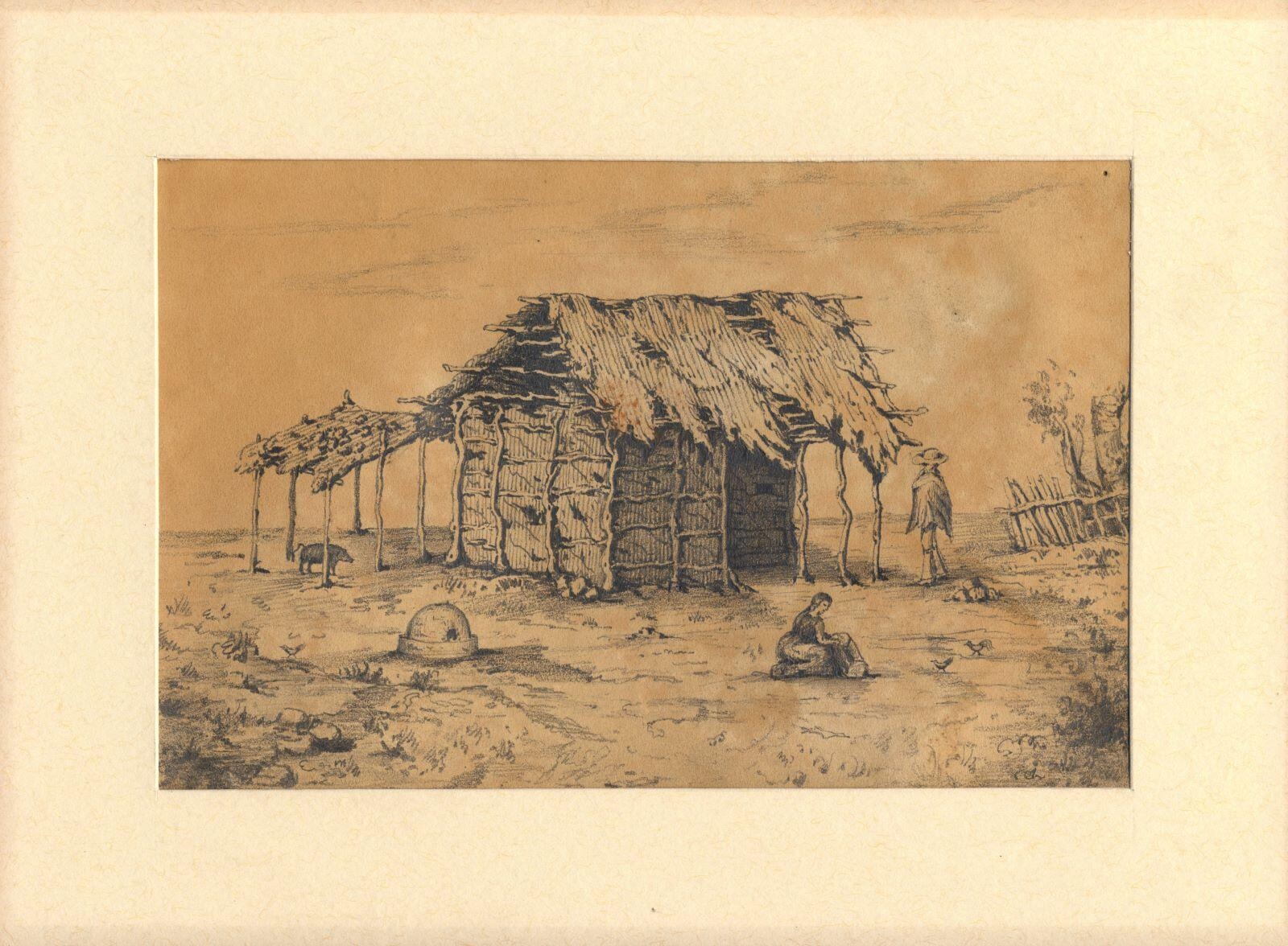 Chili. Rancho sur la route de Quillota