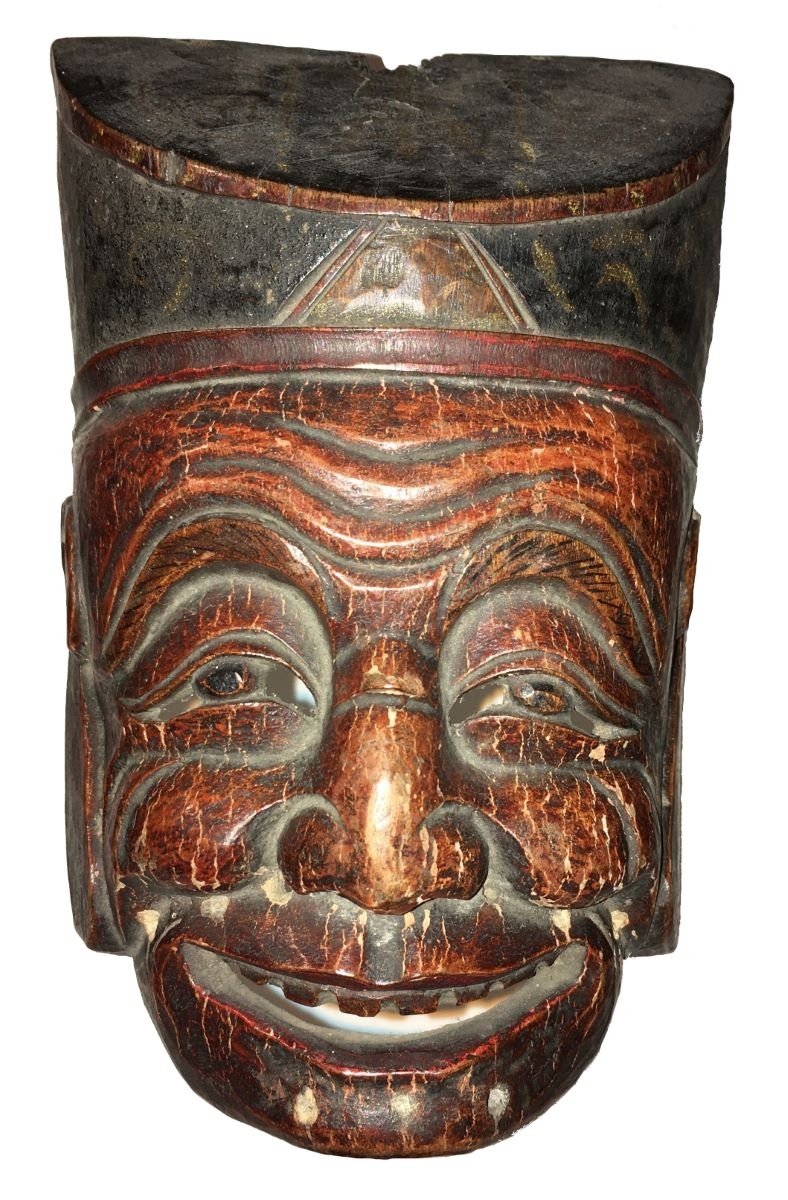 Masque de Tu Di Gong, le protecteur du sol