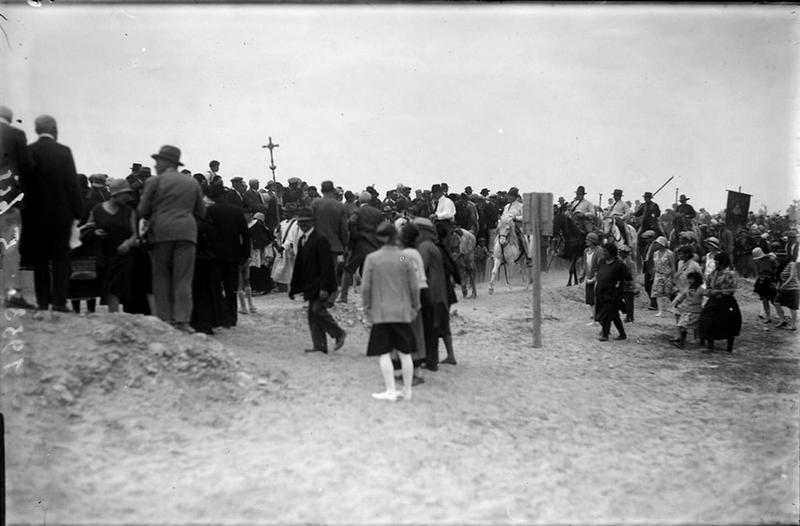 La foule des pèlerins