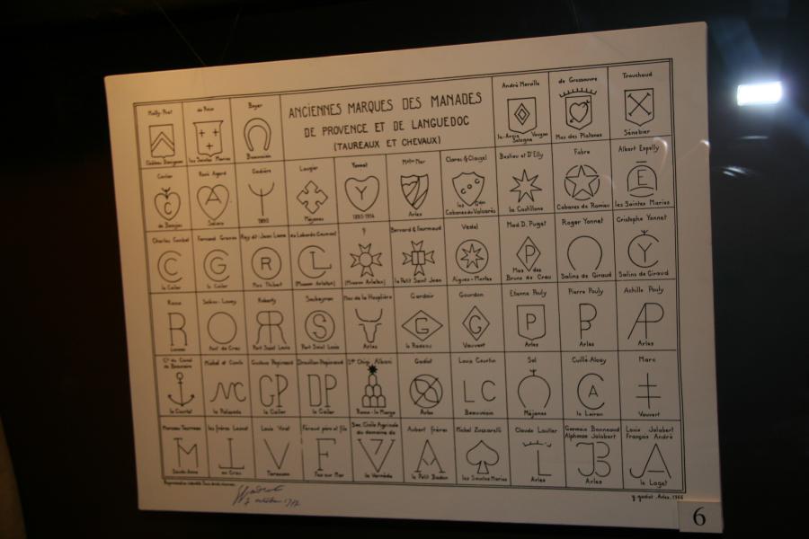 Anciennes marques des manades de Provence et de Languedoc
