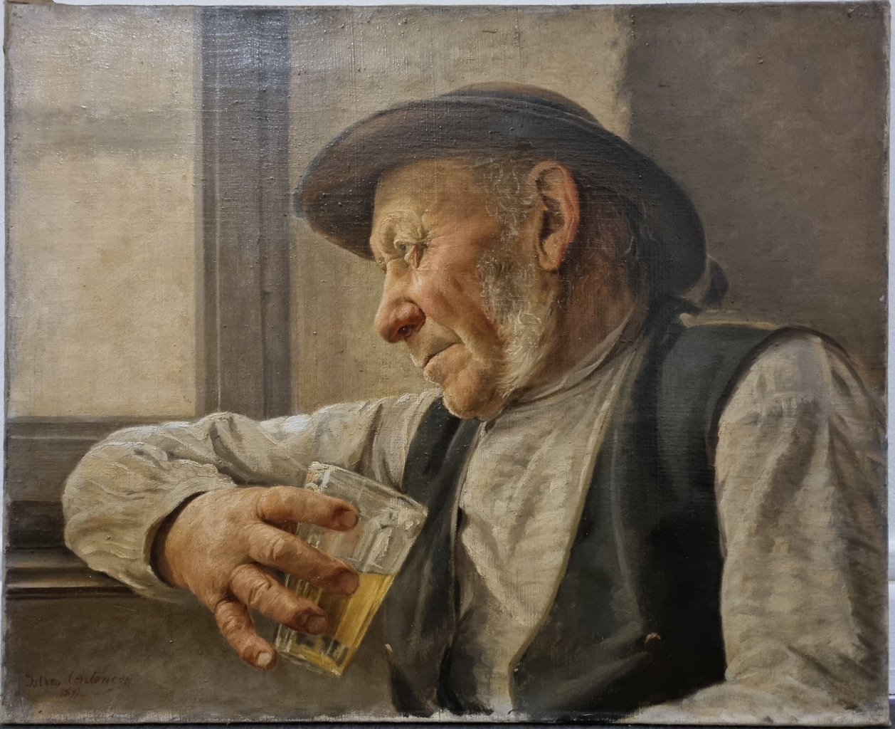 Vieux pêcheur breton
