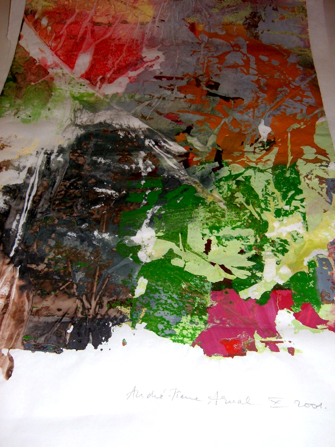 Arrachement sur papier