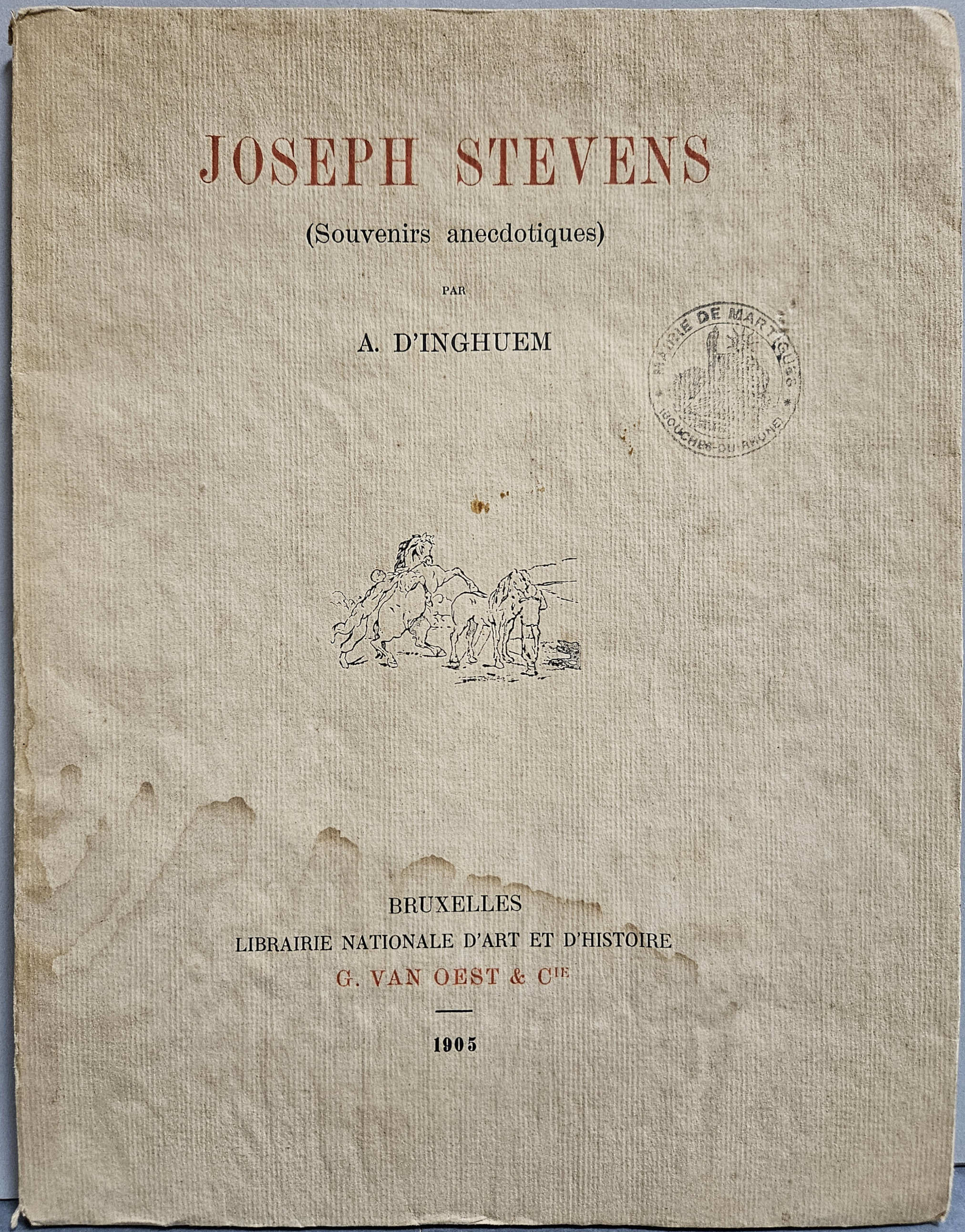 6 études inédites de Joseph Stèvens