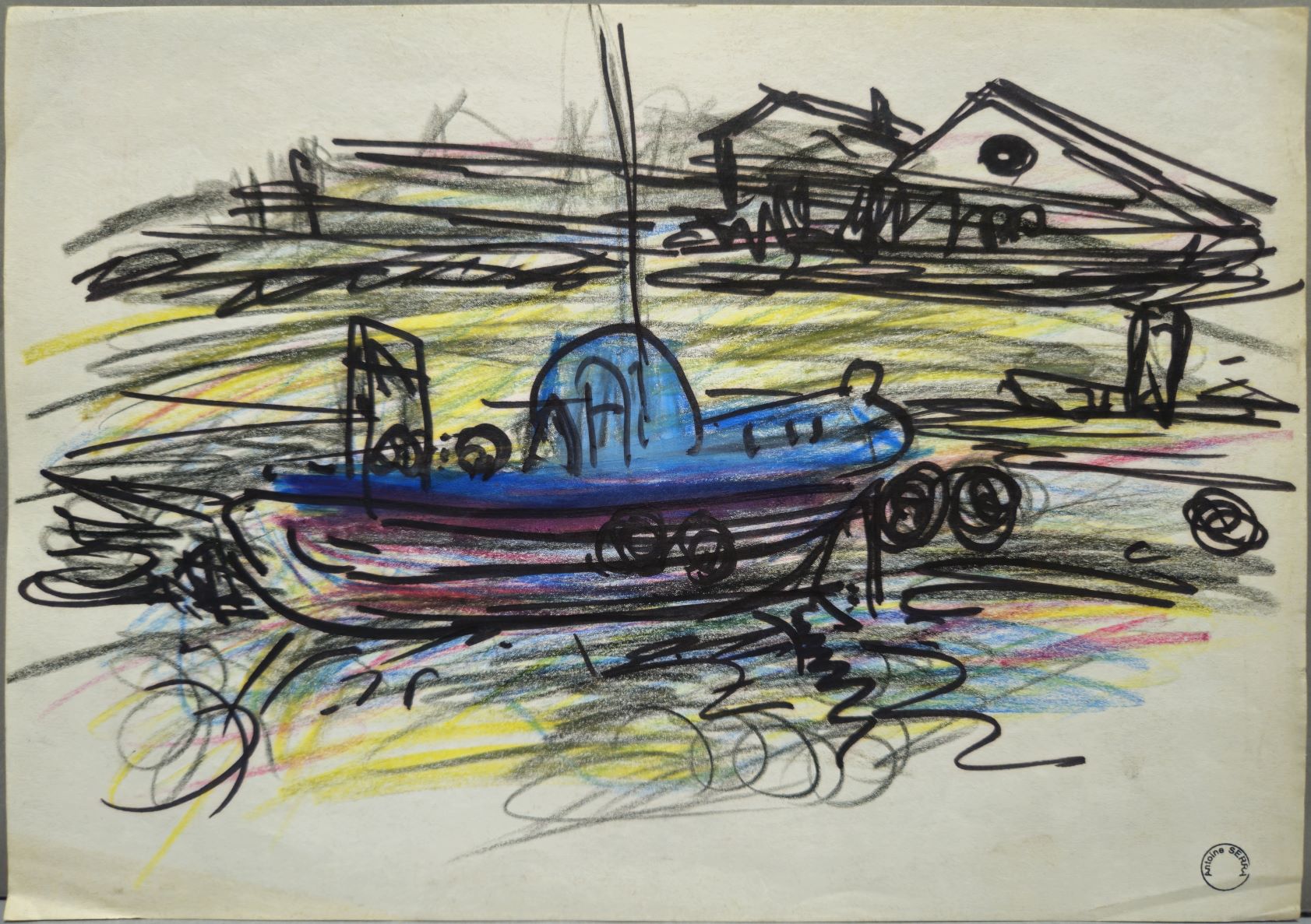 Bateaux de pêche à Martigues