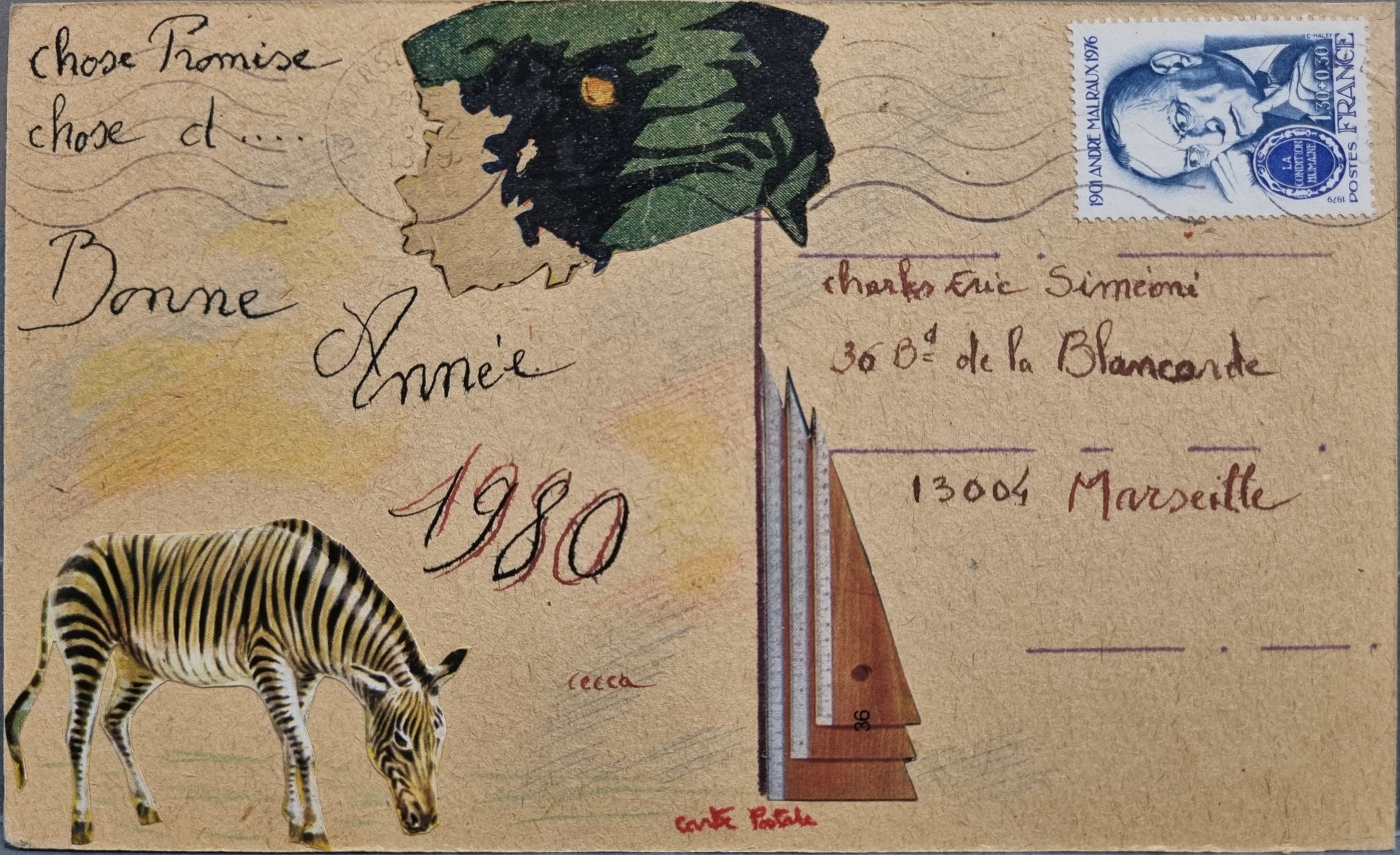 Carte de vœux 1980