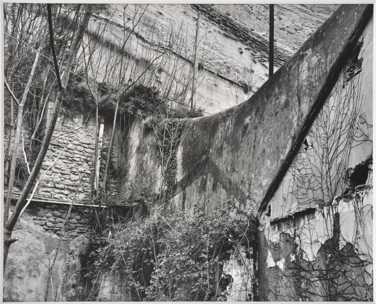 12 janvier 1996 au matin. L'ancienne poudrerie de St. Chamas