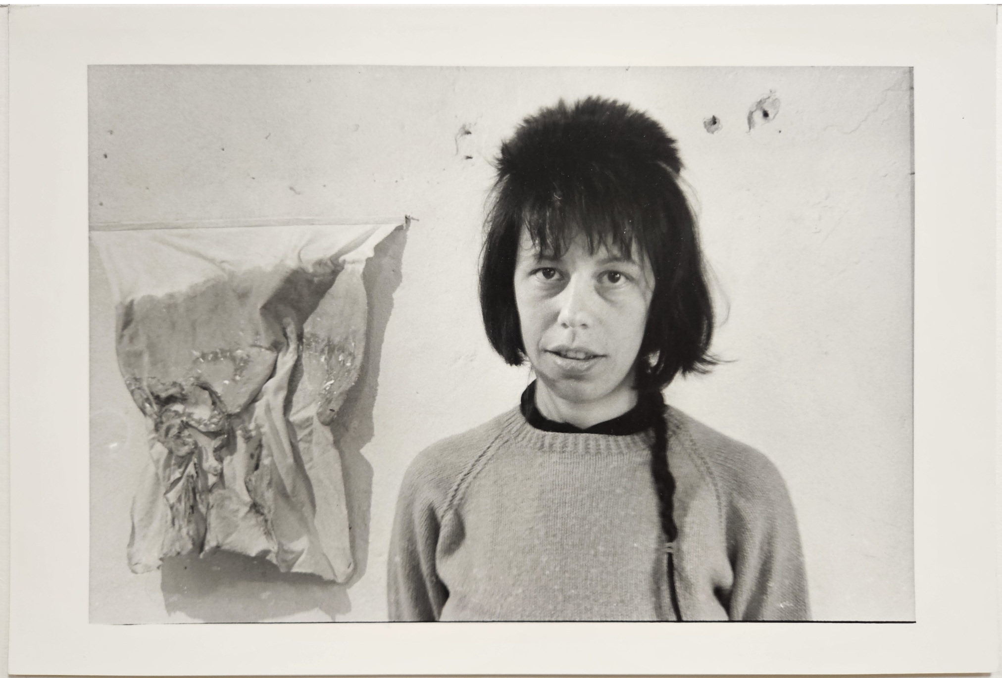 Portrait de Françoise Goria dans son atelier