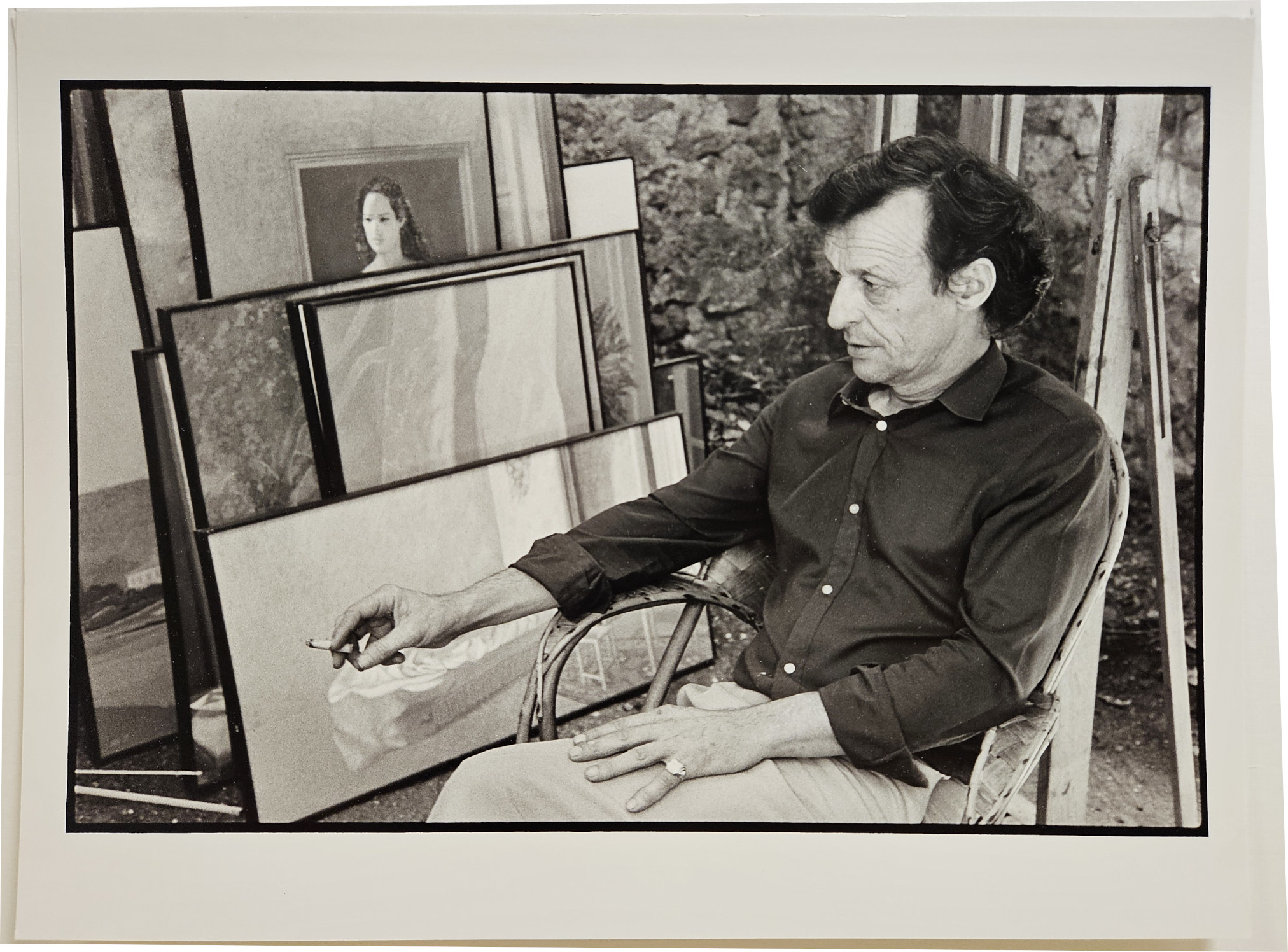 Jean Claude Besson-Girard, peintre, Lourmarin