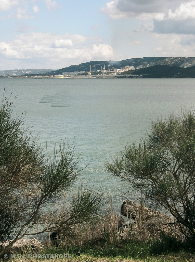Etang de Berre, raffinerie, Martigues, 2007
