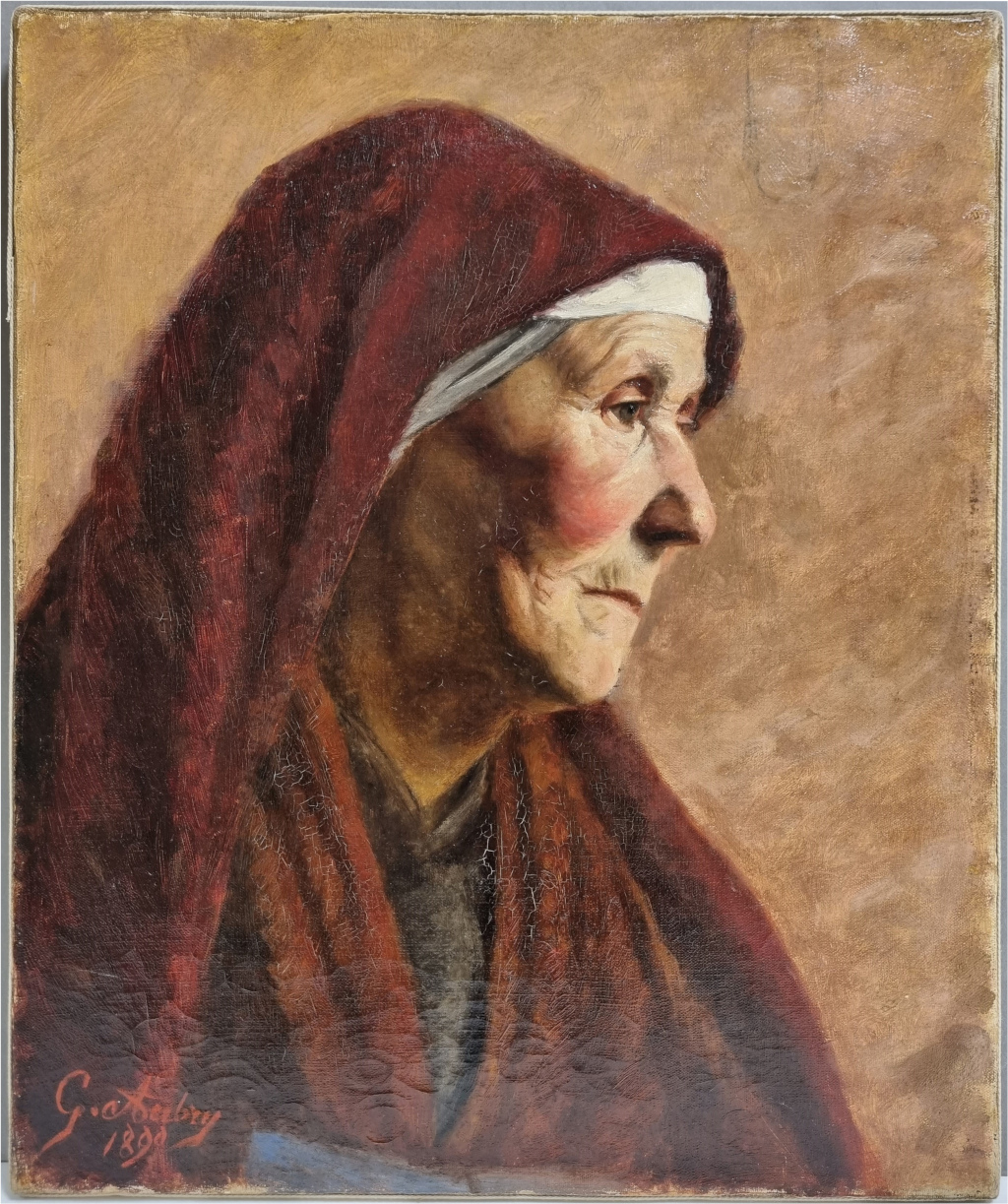 Portrait de vieille femme