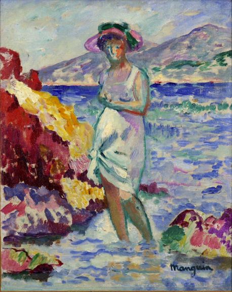 Baigneuse à Cavalière